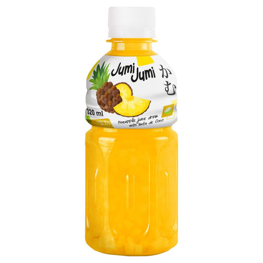 Jumi Jumi Napój ananasowy z kawałkami galaretki kokosowej nata de coco 320 ml. /szt.