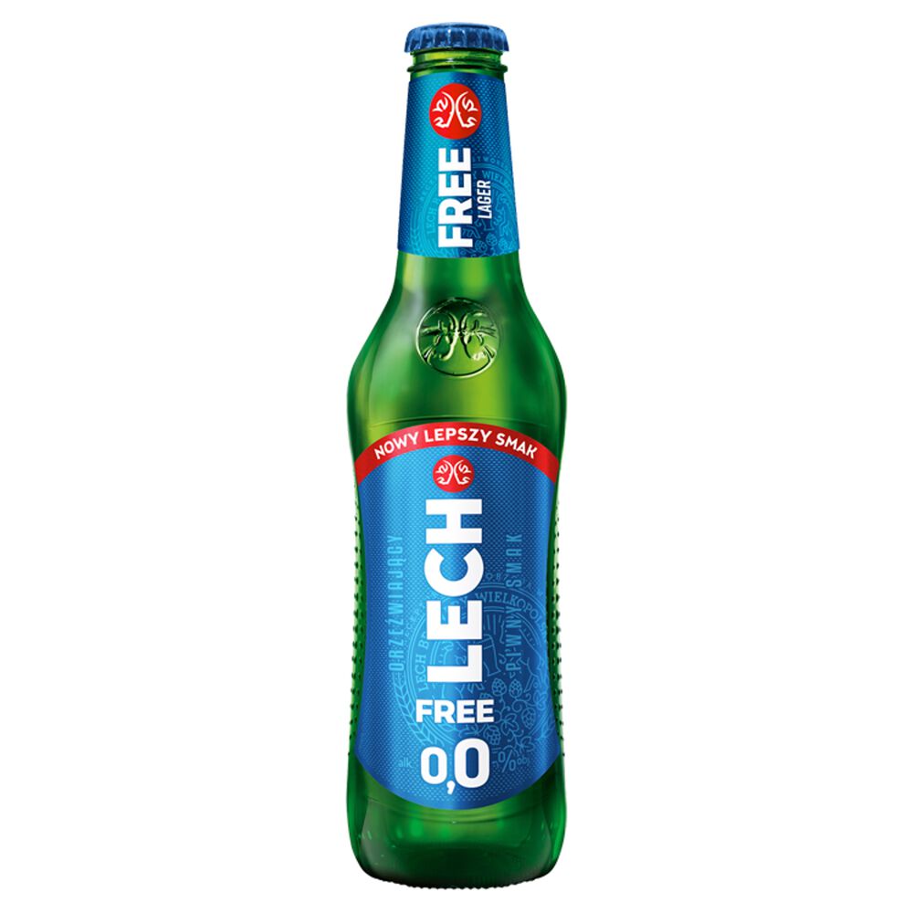 Lech Free Lager Piwo bezalkoholowe 330 ml. /but.