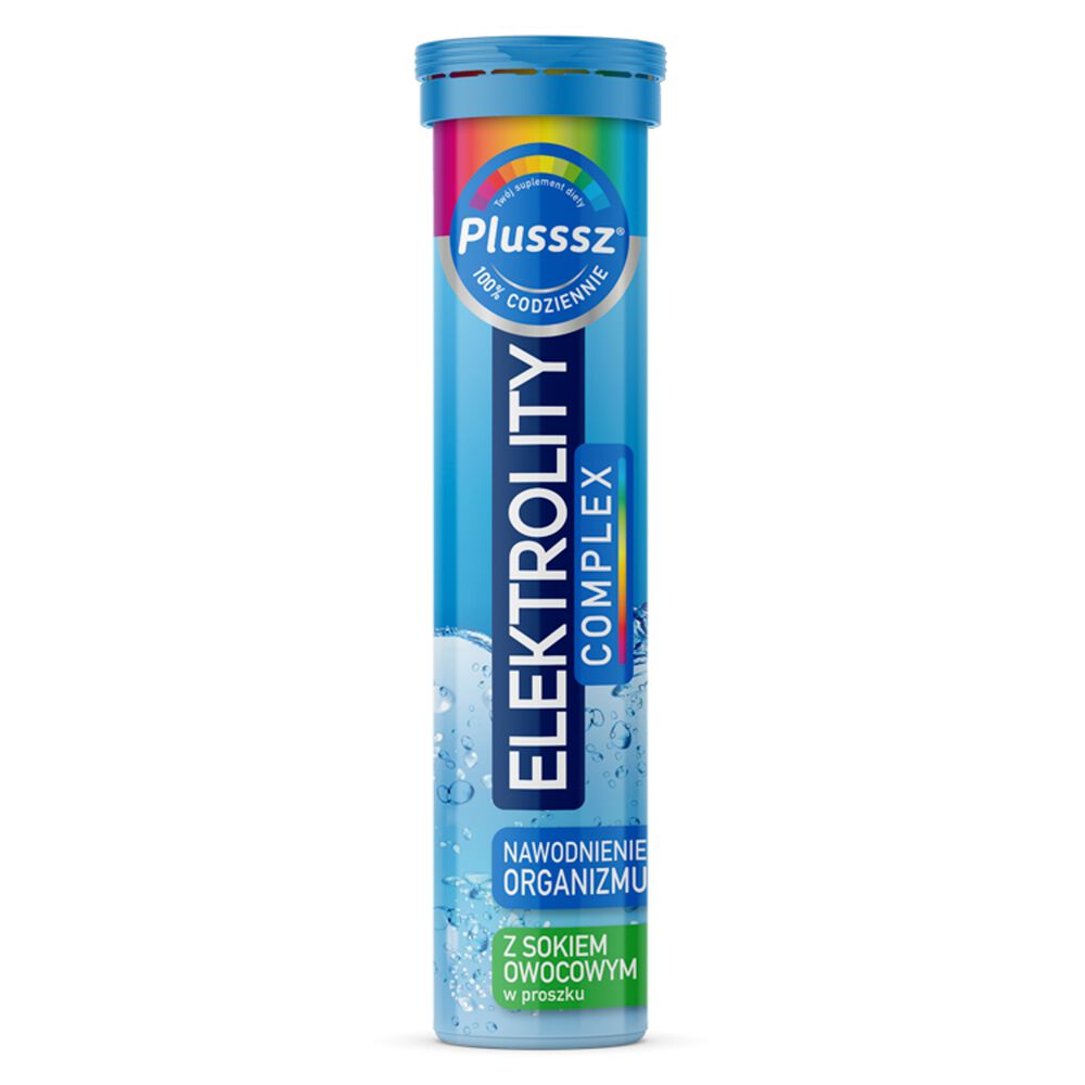Plusssz Suplement diety elektrolity complex smak ananas & mango (20 x 4,3 g) 86 g. /opak.