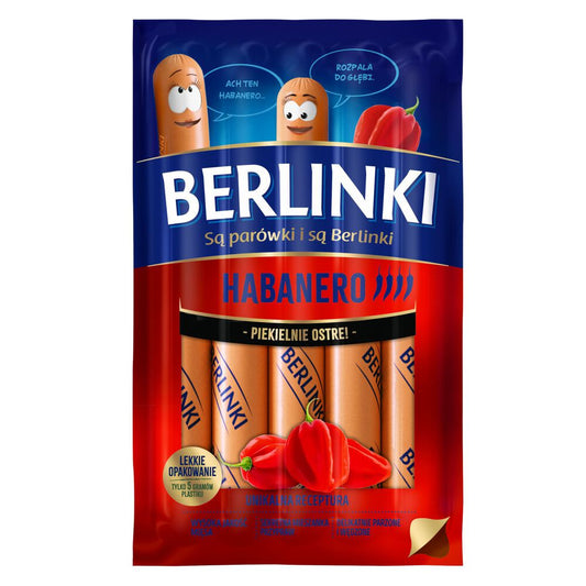 Berlinki Parówki jalapeno 250 g. /szt.
