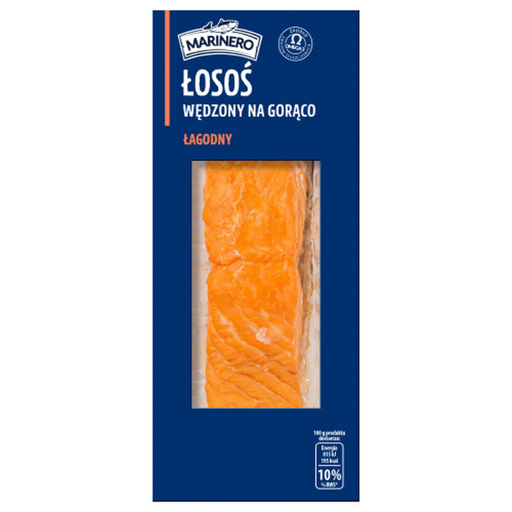 Marinero Łosoś wędzony na gorąco łagodny 125 g. /szt.