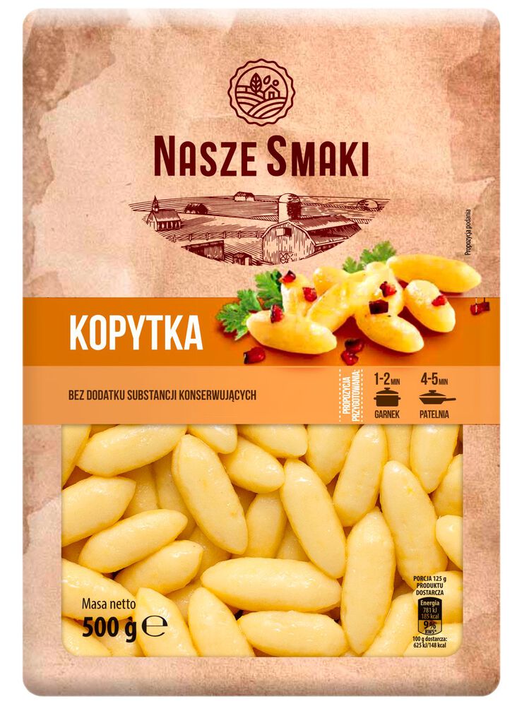Nasze Smaki Kopytka 500 g. /szt.