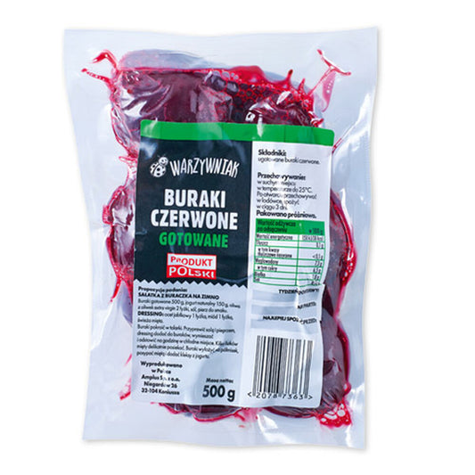 Buraki czerowne gotowane 500 g. /szt.