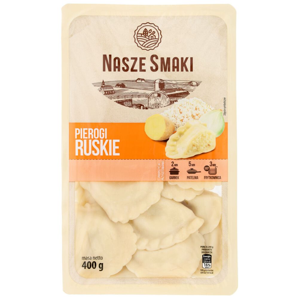 Nasze Smaki Pierogi ruskie 400 g. /szt.