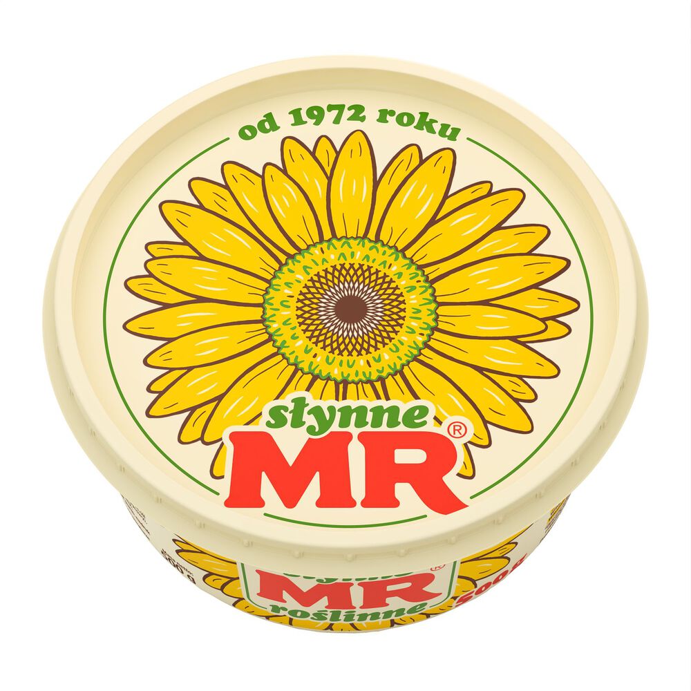 Słynne MR Roślinne Margaryna 500 g. /szt.