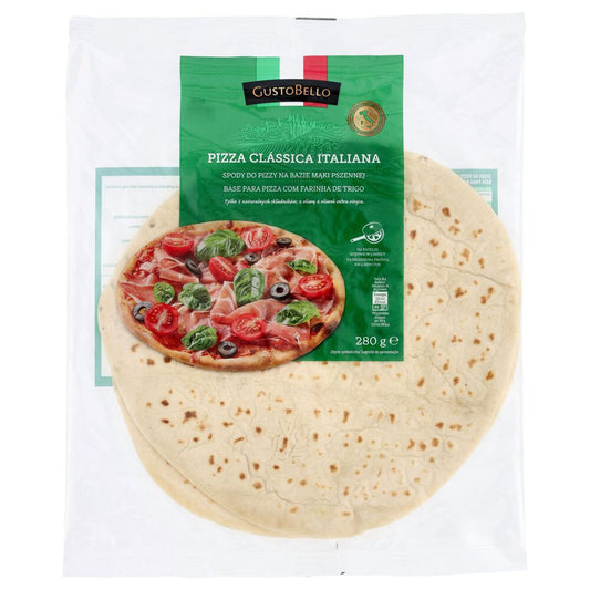 Gusto Bello Spody do pizzy na bazie mąki pszennej 280 g. /szt.