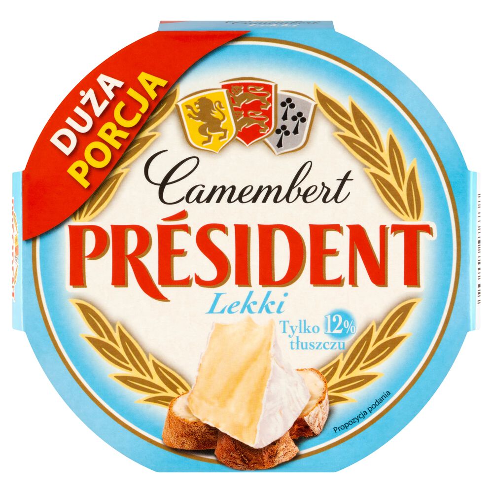 Président Ser camembert lekki 170 g. /szt.