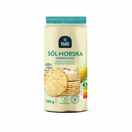 Pano Wafle kukurydziane z solą morską 105 g. /szt.