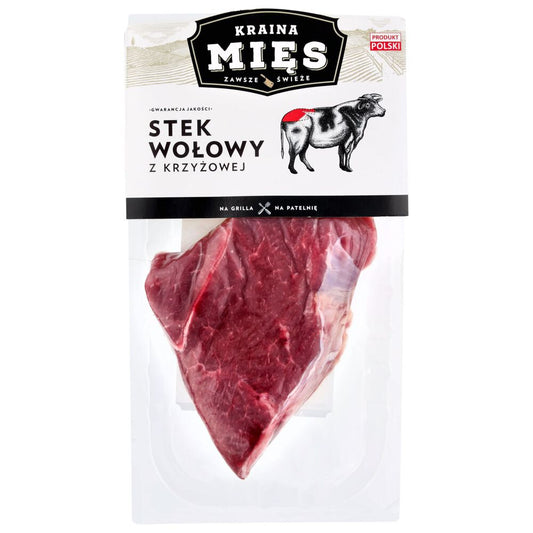Kraina Mięs Stek wołowy z krzyżowej opak. ok. 250 g. /100g