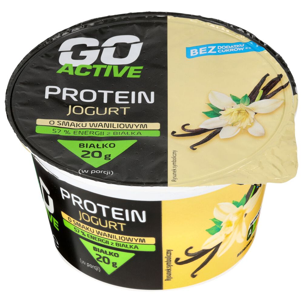 Go Active Jogurt proteinowy o smaku waniliowym 200 g. /szt.
