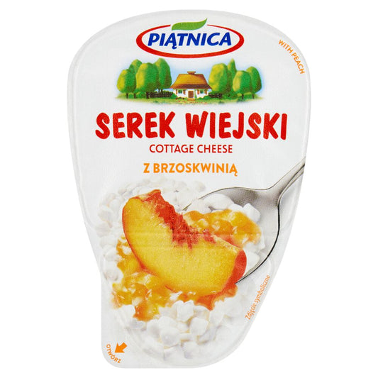 Piątnica Serek wiejski z brzoskwinią 150 g. /szt.