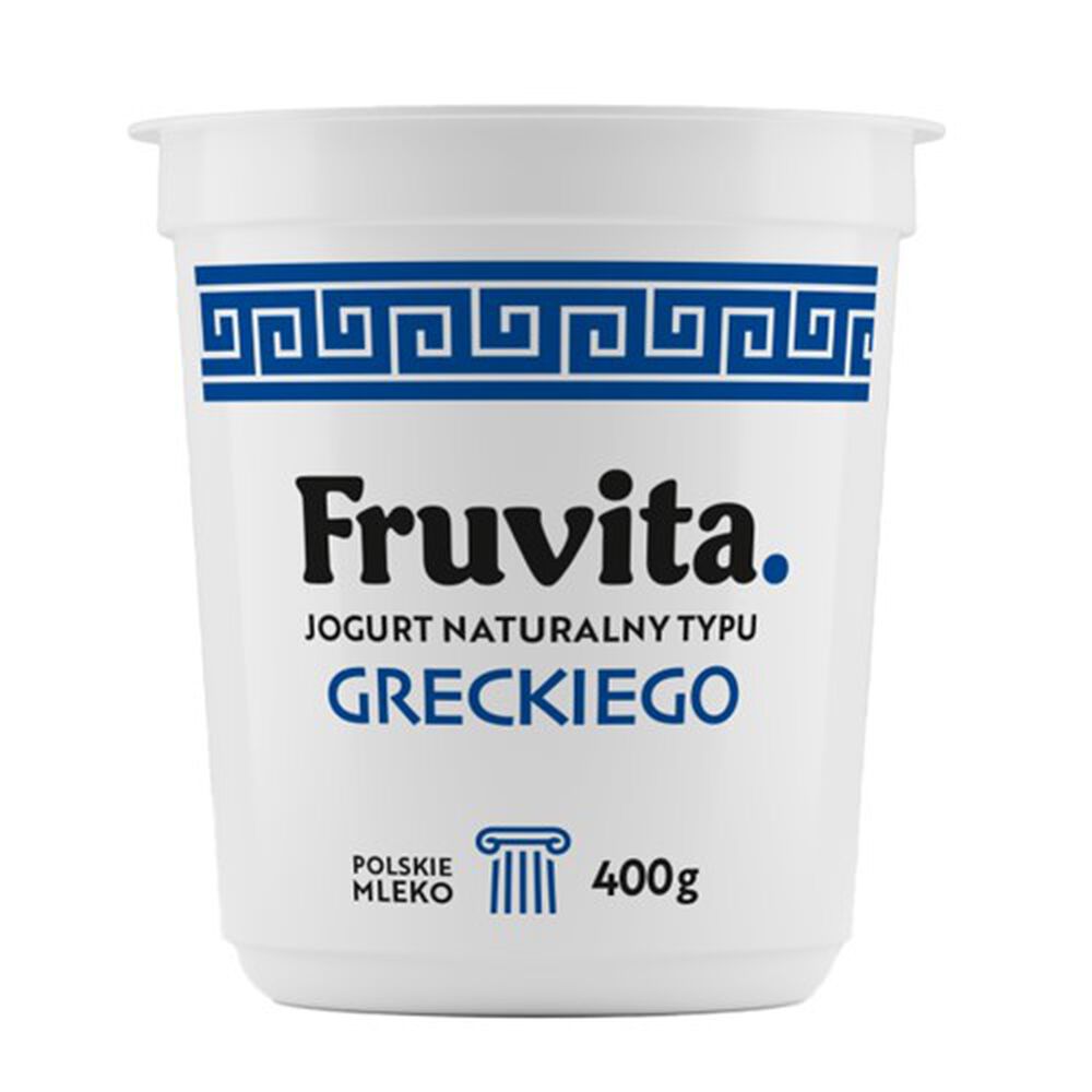 Fruvita Jogurt naturalny typu greckiego 400 g. /szt.