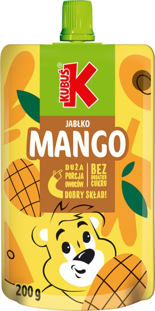 Kubuś Mus mango jabłko 200 g. /szt.