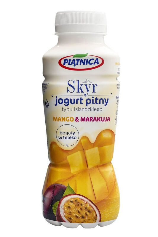 Piątnica Jogurt pitny Skyr mango marakuja 330 ml. /szt.