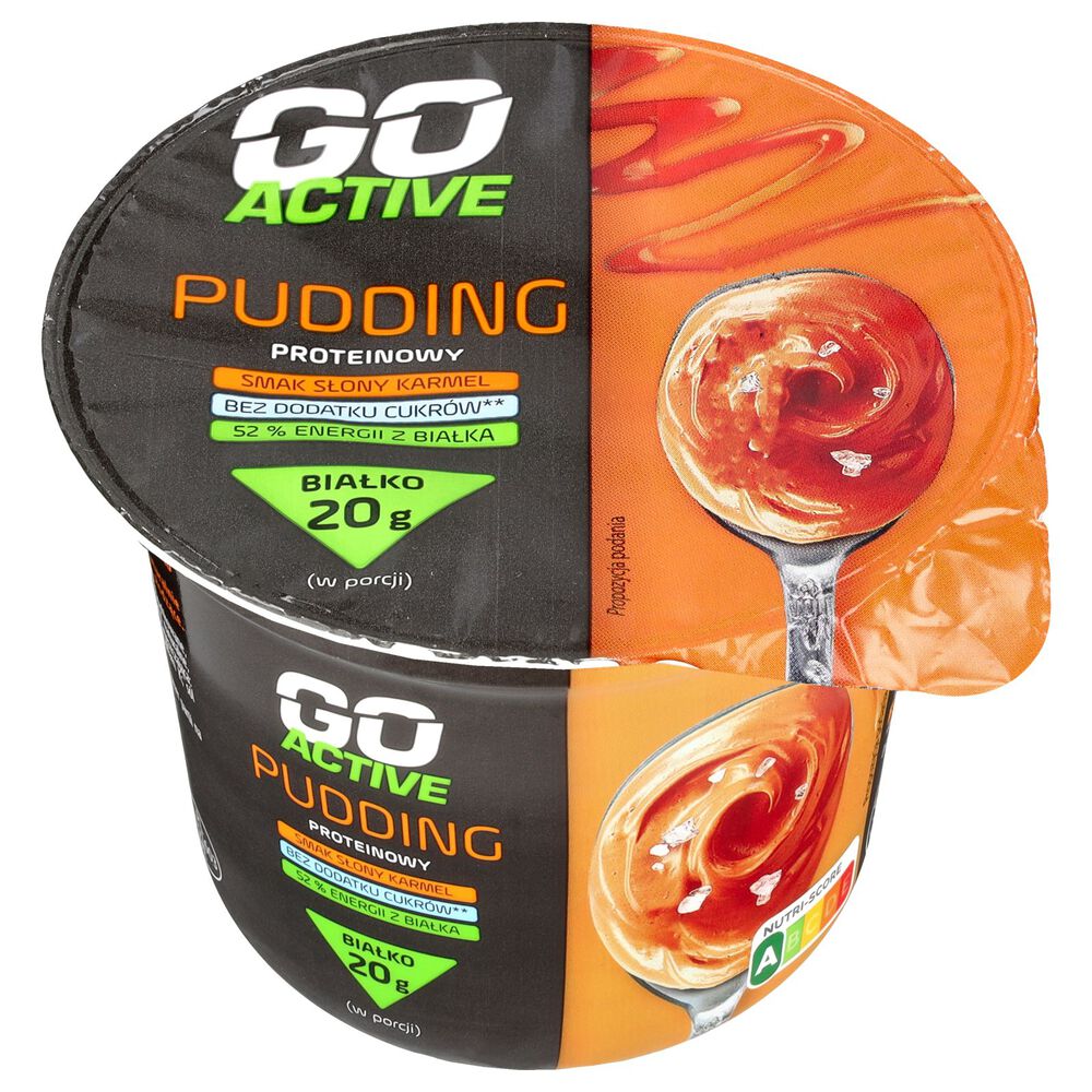 Go Active Pudding proteinowy o smaku słonego karmelu 200 g. /szt.