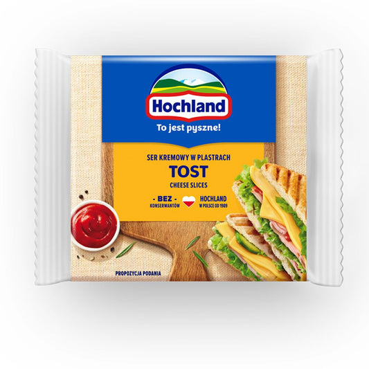 Hochland Ser kremowy w plastrach tost 130 g. /szt.