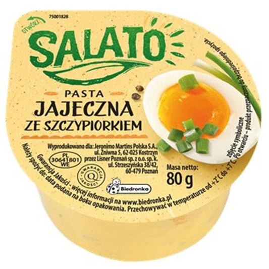 Salato Pasta jajeczna ze szczypiorkiem 80 g. /szt.