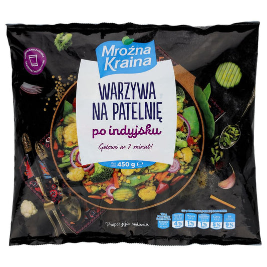 Mroźna Kraina Warzywa na patelnię po indyjsku 450 g. /szt.