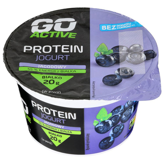 Go Active Jogurt proteinowy o smaku jagodowym 200 g. /szt.